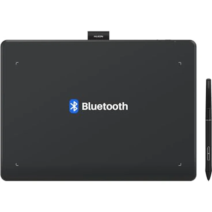 HUION Inspiroy Frego M Bluetooth-Grafiktablett, PenTech 3.0+, 10 x 6,25 Zoll, Cosmo Black – Bild 1