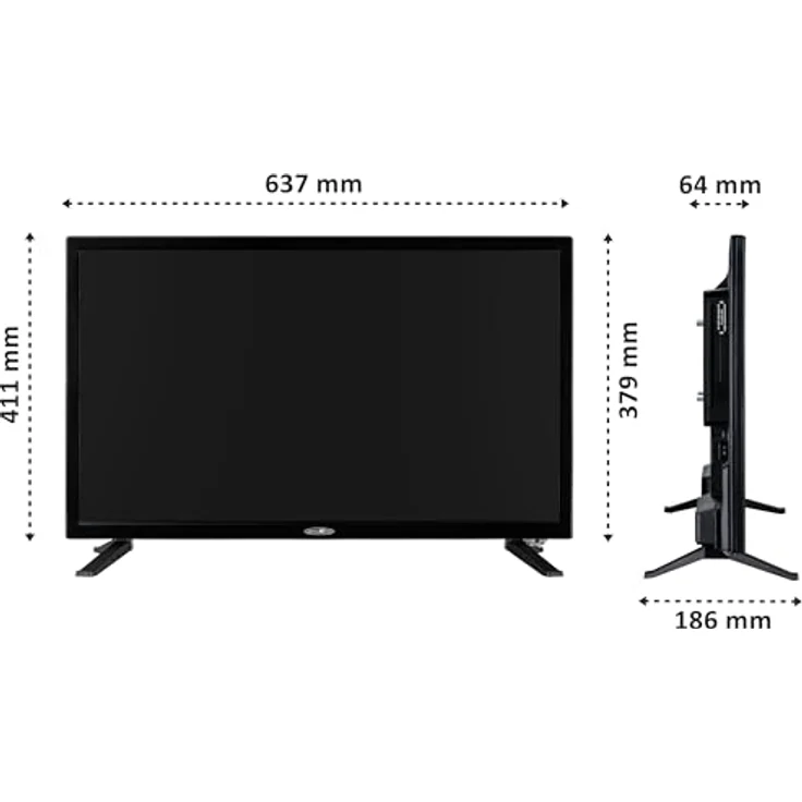 REFLEXION LDD27iBT mobiler Travel LED TV, 27 Zoll Full HD, Triple-Tuner, integrierter DVD-Player, Bluetooth 5.0, WLAN – Bild 3