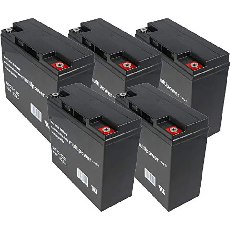 Multipower Fahrzeugbatterie Akku SXT Raptor 1200, 60V 22Ah, zyklenfest, schwarz – Bild 1