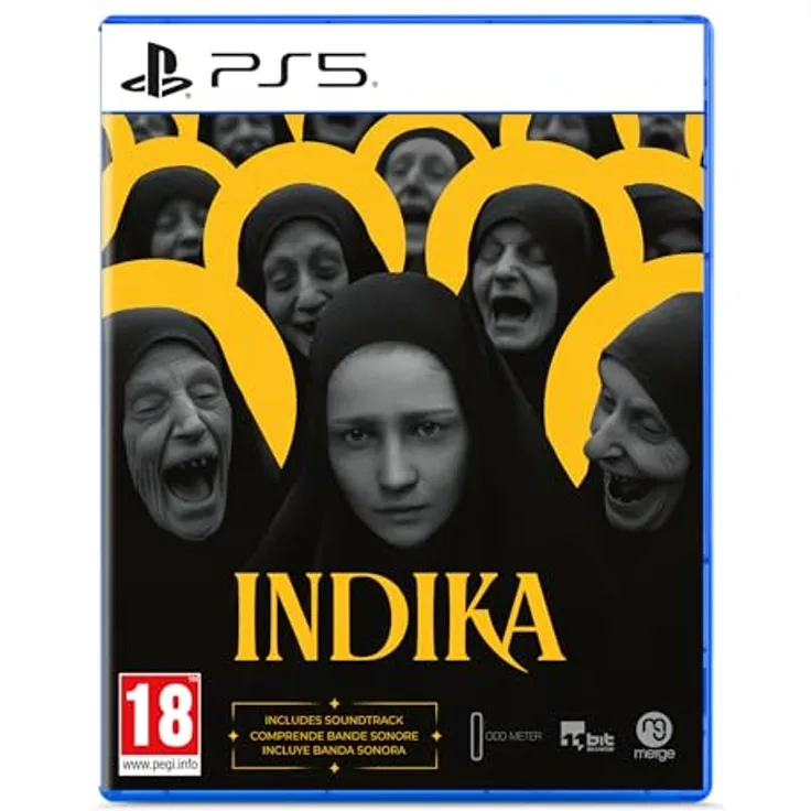 Merge Games Indika [PS5] - Abenteuerspiel mit dunklem Humor und Soundtrack (Retail-Edition)