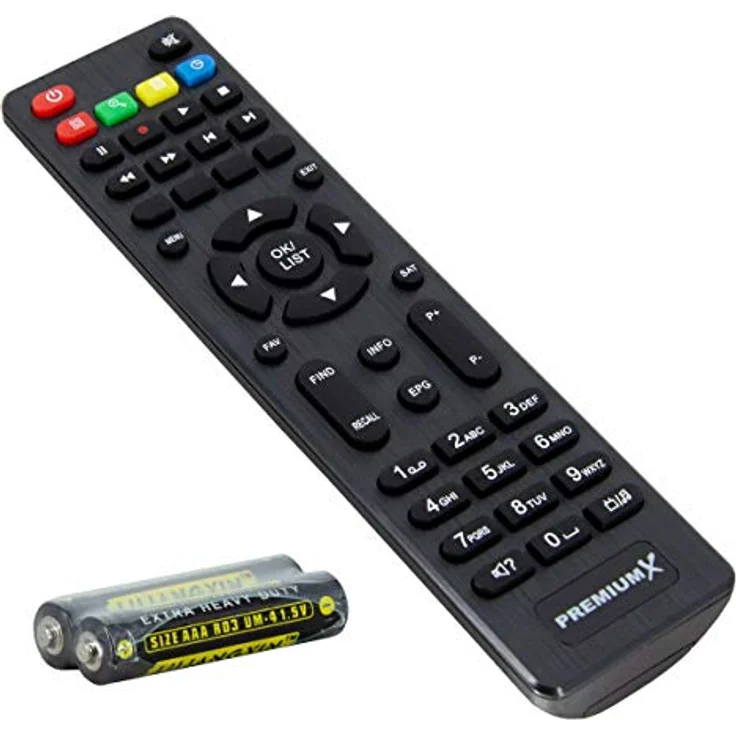 PremiumX HD 520SE-B FTA Digital SAT Receiver, DVB-S2, Full HD, HDMI und SCART, inkl. 7,5m Antennenkabel schwarz – Bild 4