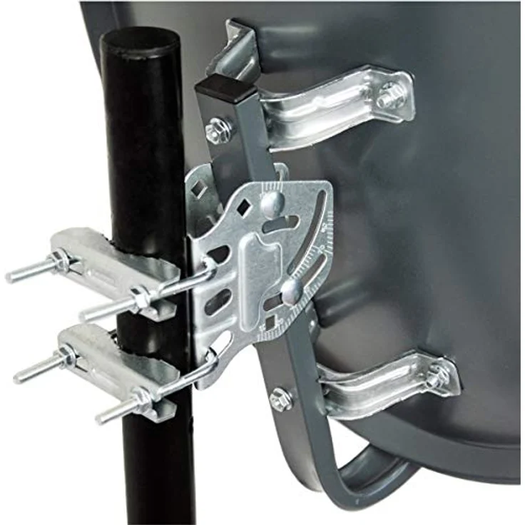 PremiumX PXS45 Satelliten-Komplettanlage 45cm Anthrazit, Single LNB, geeignet für 1 Teilnehmer, pulverbeschichtet und korrosionsgeschützt – Bild 3