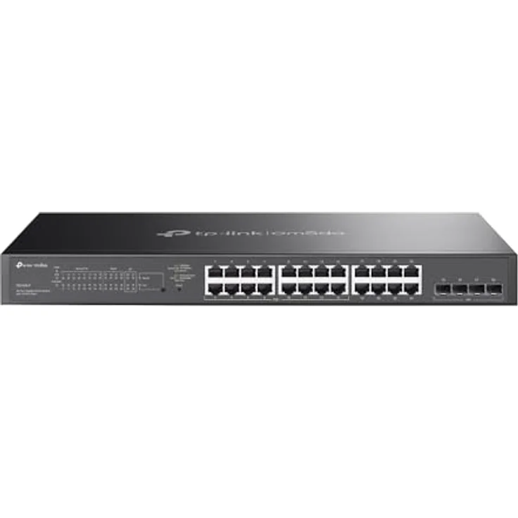 TP-Link TL-SG2428LP Omada 28-Port Gigb. Smart Switch lüfterlos - Switch, 150 W PoE-Budget, Cloud-Management, statisches Routing – Bild 1