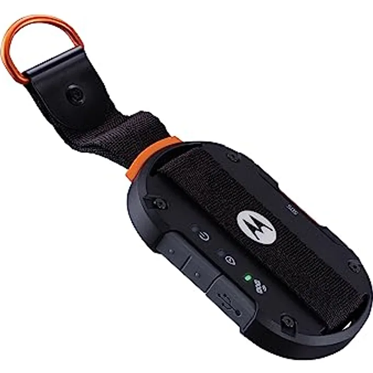 Motorola Defy Satellite, Zwei-Wege-Satelliten-Messenger für Android und iOS, Schwarz-Orange