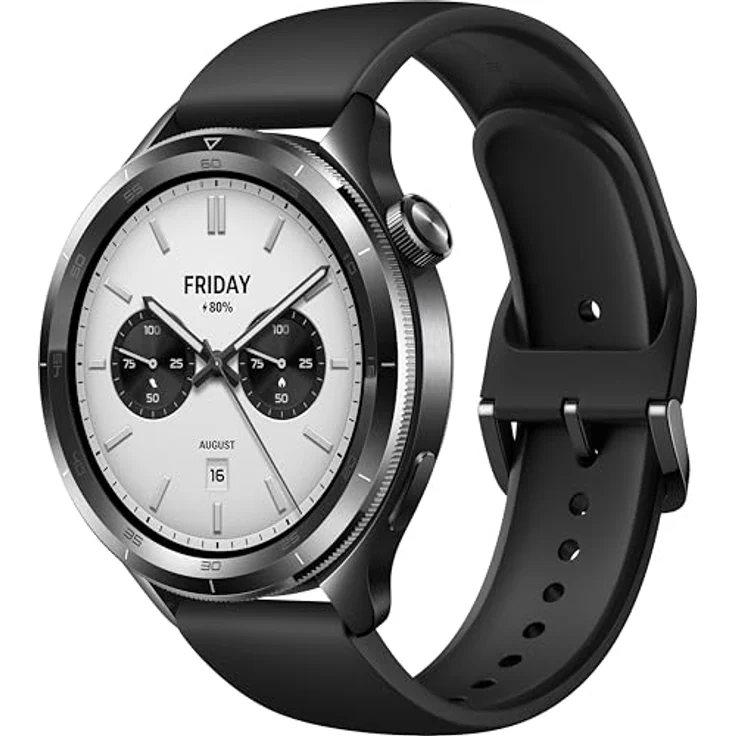 Xiaomi Watch S4 Black – 1.43" AMOLED, 2200 Nits, 15 Tage Akku, 5ATM Wasserfest, Herzfrequenz & SPO₂-Sensor, Bluetooth 5.3, Aluminiumgehäuse – Bild 2