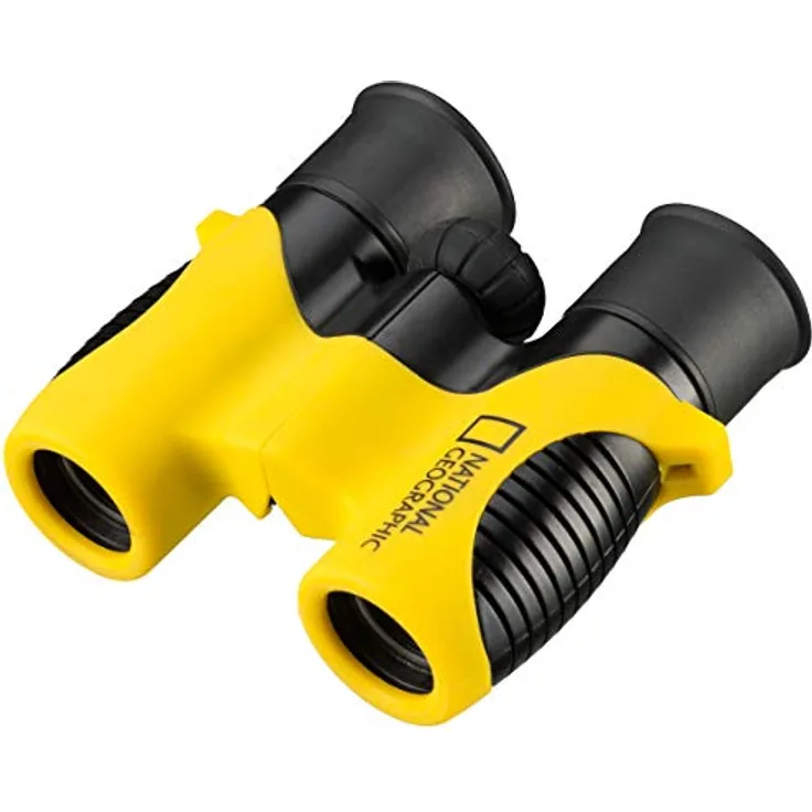 National Geographic Fernglas 6 x 21mm, Dachkant, Schwarz-Gelb, robust und kompakt