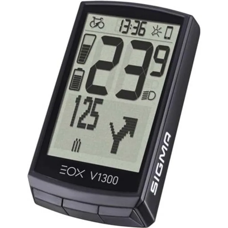 SIGMA Eox Black E Bike Display, Einheitsgröße, Bluetooth-Smart-Integration