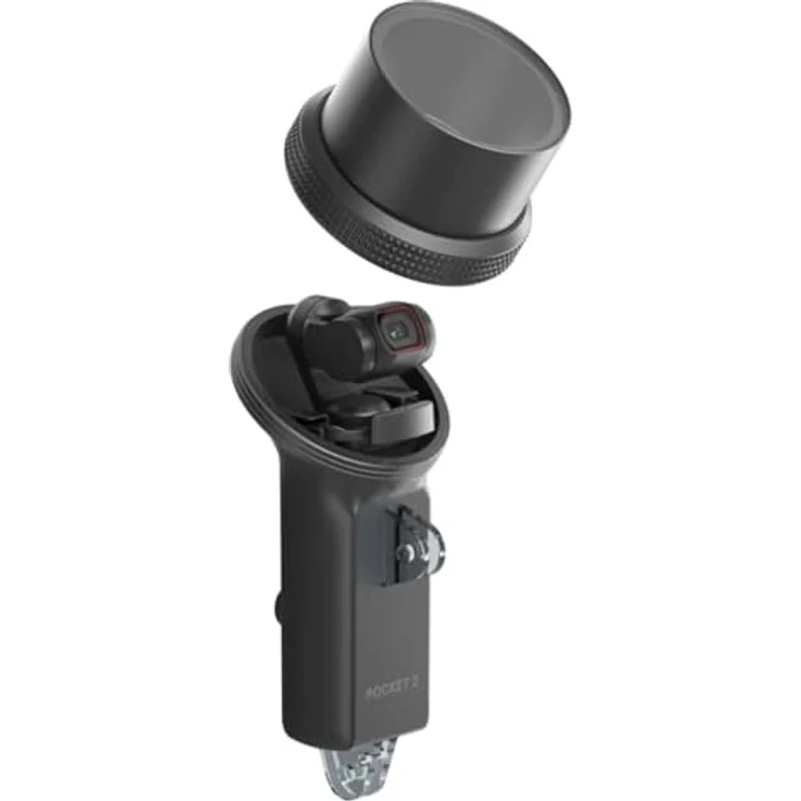 DJI Pocket 2 wasserfestes Gehäuse, bis 60 m wasserdicht mit zwei Montagehalterungen für hochwertige, blendfreie Unterwasserbilder – Bild 2