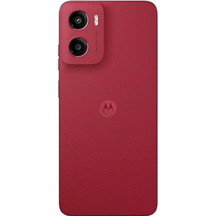 Motorola Moto G05 (4/256 GB, Kamera 50 MP + Flimmerschutzsensor, Display 6,67 Zoll HD+ 90 Hz, Akku 5200 mAh, MediaTek Helio G81, Android 15), Plum Red Smartphone – Bild 4