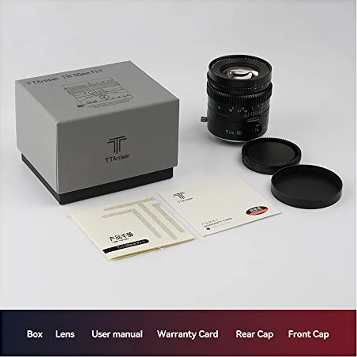 TTArtisan 50 mm f1.4 Neigungsobjektiv, Vollrahmen, manuelle Porträtlinsen, große Blende, kompatibel mit Leica/Sigma L Mount FP FPL T TL TL2 CL SL S1 S1M S1R S1RM S1H S1K S5 S5K S5C – Bild 3