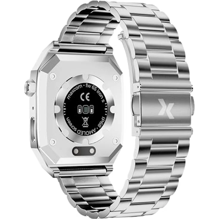 MaxCom Smartwatch FW65 Modell IRON S IP68 2.5D Glas, Silber – Bild 3