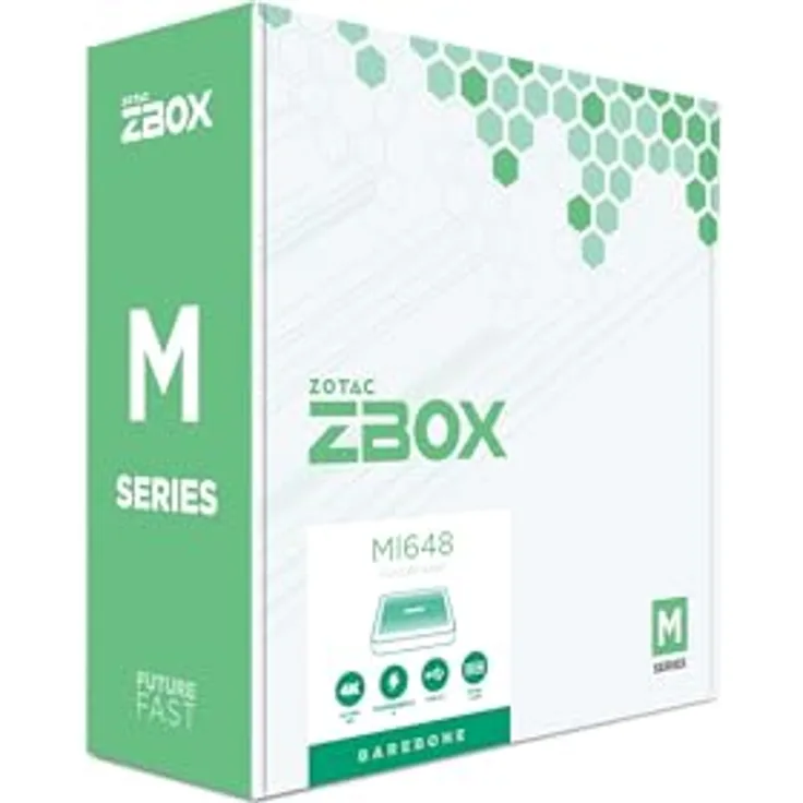 ZOTAC ZBOX edge MI648, Barebone Desktop-PC mit Intel Core i5 und effizientem thermischen Design