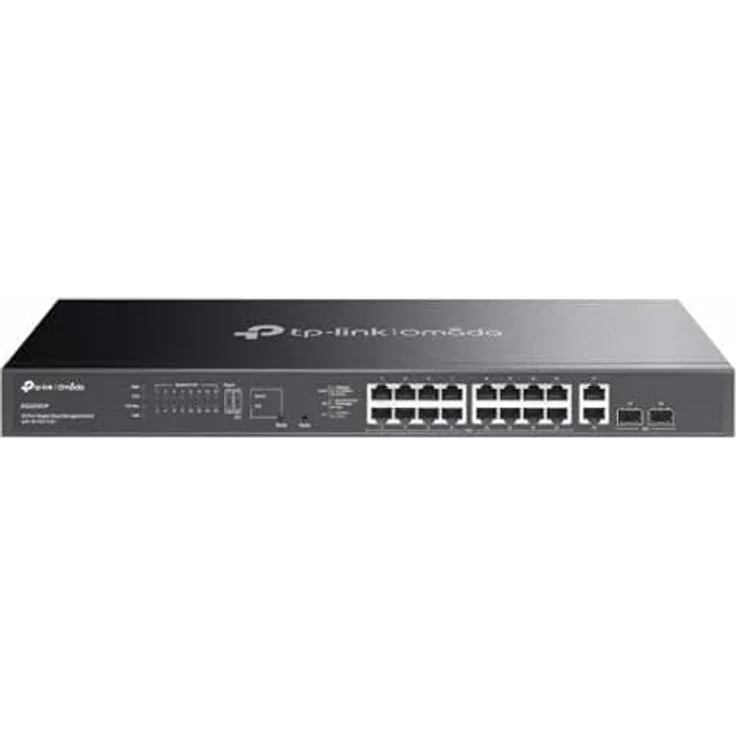 TP-Link Omada ES220GMP, 20-Port Gigabit Easy Managed Switch mit 16-Port PoE+, 250W Power Budget, Cloud-Management und robustem Metallgehäuse – Bild 2