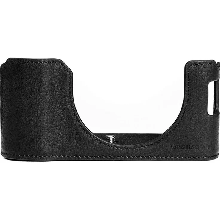 SmallRig 4700 Half Case Kit, Kameratasche aus Leder für Fujifilm X100VI mit Schultergurt, Schwarz