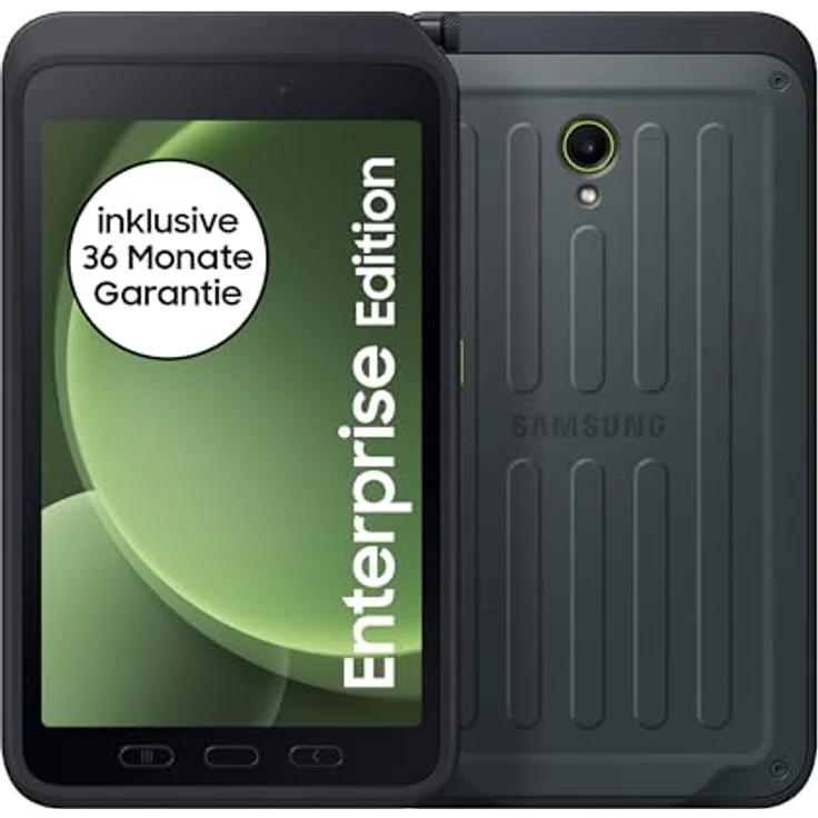 Samsung Galaxy Tab Active5 5G Enterprise Edition, Robustes Android-Tablet, 8 Zoll Display, 6 GB RAM und 128 GB erweiterbarer interner Speicher, Akku 5.050 mAh, Grün – Bild 1
