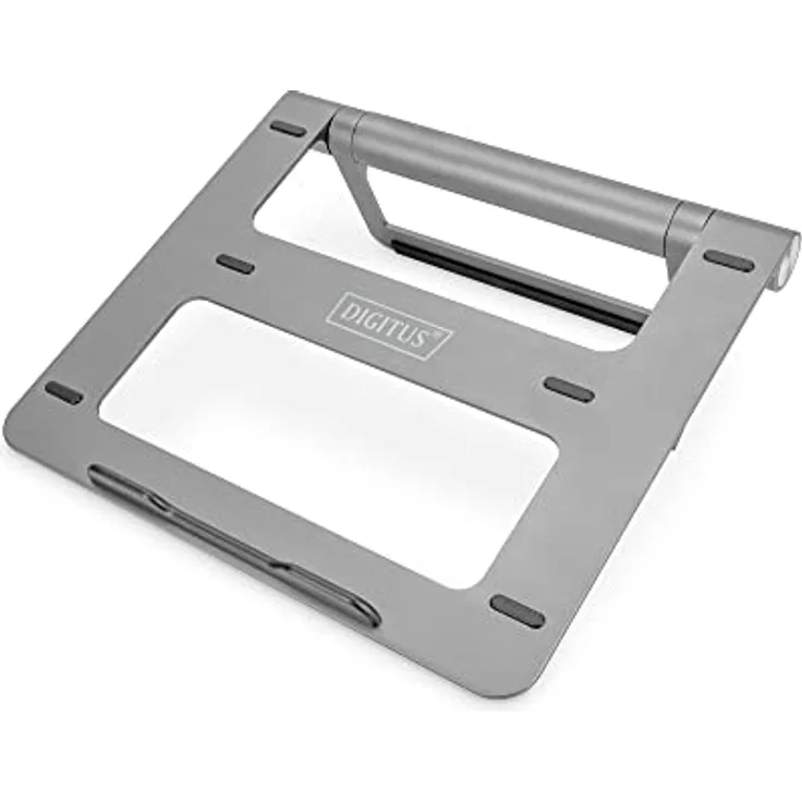 DIGITUS Variabler Notebookständer mit 7-Port Pop-Out USB-C™ Docking Station, HDMI, RJ45, USB-A, PD