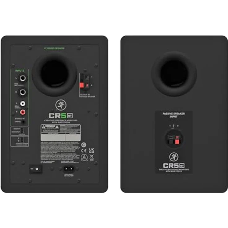 Mackie CR5BT, Aktiver Studiomonitor mit Bluetooth und ausgewogener Klangqualität, schwarz – Bild 2