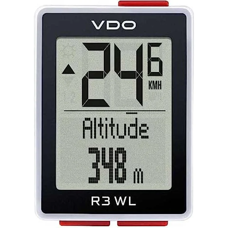 VDO R3 WL STS-New23 Fahrradcomputer, Schwarz, mit barometrischer Höhenmessung – Bild 2