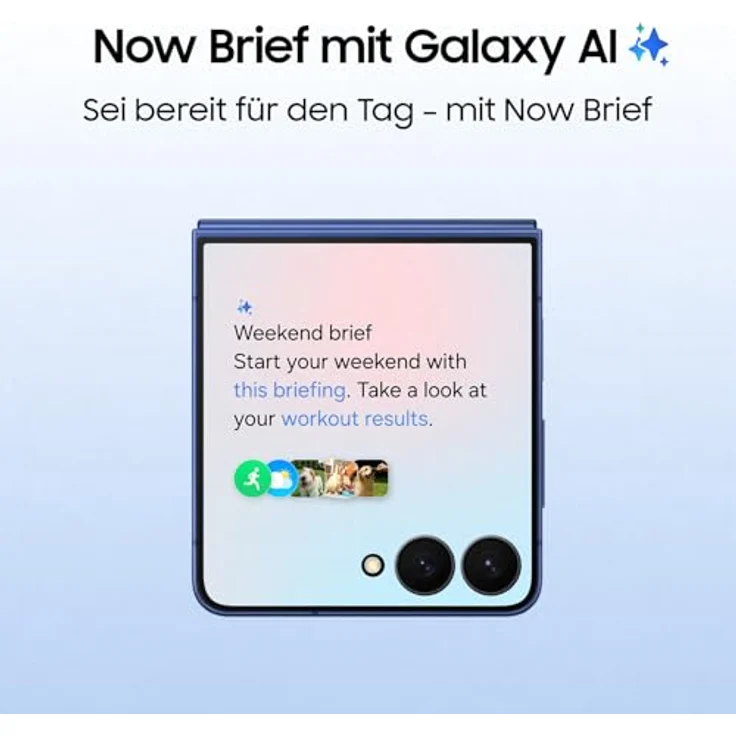 Samsung Galaxy Z Flip 7 AI, Faltbares Smartphone mit 50-MP-Weitwinkelkamera, 256 GB, 12 GB RAM, JetBlack – Bild 4