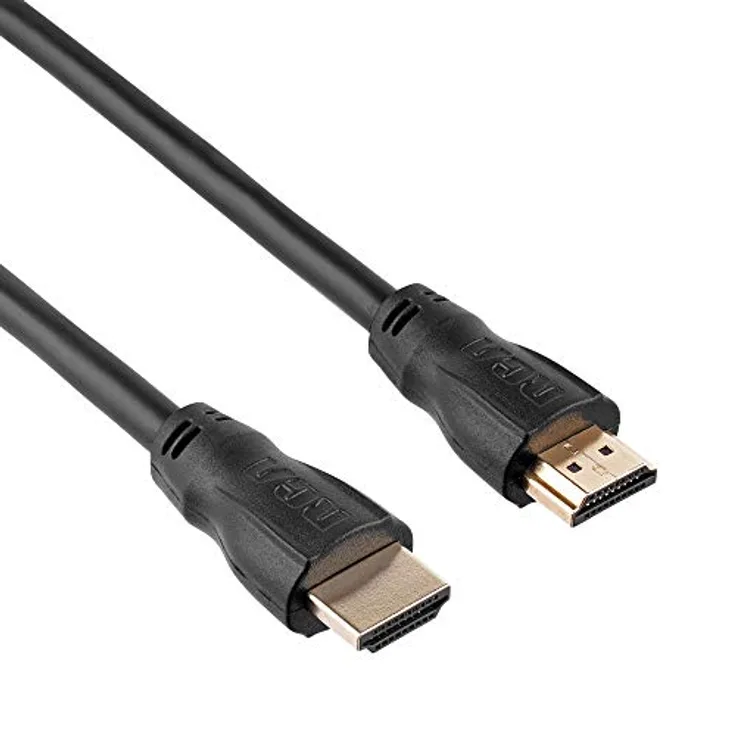 RCA HDMI Kabel - High Speed with Ethernet (4K, UltraHD, Dolby Vision, HDR, HDR10+, 4K@60hz, 2160p, 1080p, 3D, ARC, CEC) 1,5 Meter schwarz