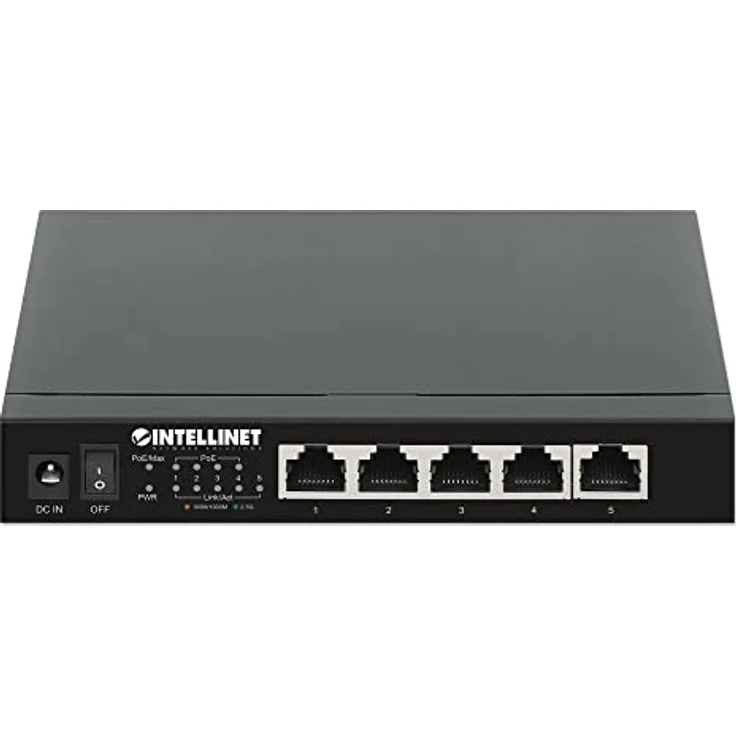 Intellinet 561921 Ethernet Switch Poe+ 5 Anschlüsse 2.5G Schwarz – Bild 4