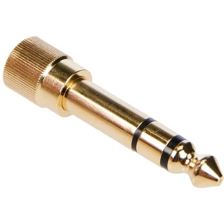 DeLock Adapter 6, 35mm Stecker 3, 5mm 3Pin Buchse, schraubbar, Gold – Bild 5