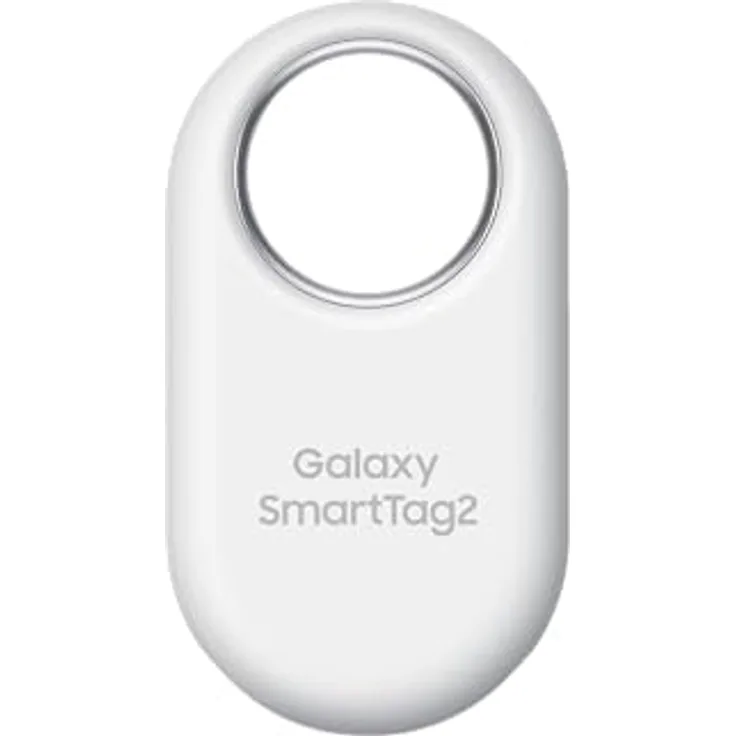 Samsung Galaxy SmartTag2, Schlüsselfinder mit 500 Tagen Akkulaufzeit, IP67 Wasser- und Staubschutz, Weiß