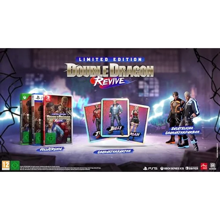 Microids Double Dragon: Revive - Limited Edition, Nintendo Switch Spiel mit 3D-Grafik und lokalem Multiplayer, ab 12 Jahren – Bild 2