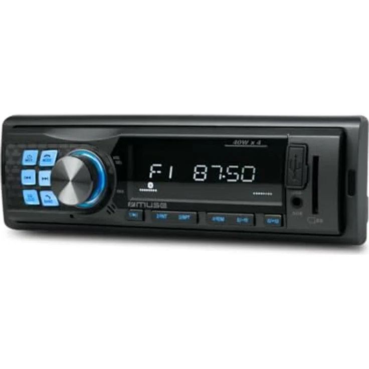 Muse M-195 Autoradio mit Bluetooth, 4 x 40 W, elegante schwarze Oberfläche – Bild 1