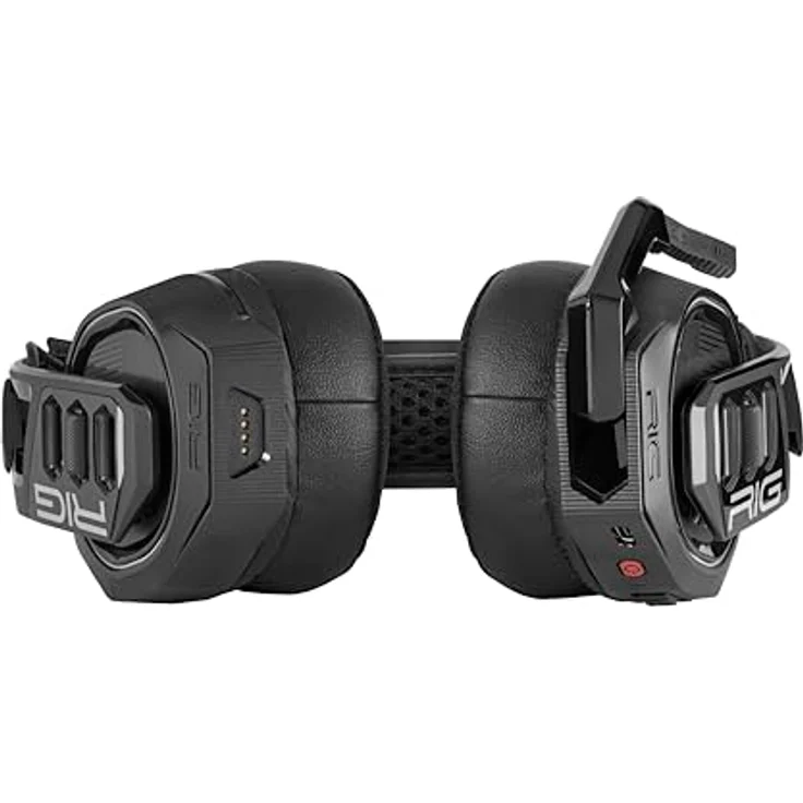 NACON RIG900 HX On-ear Gaming Headset, Bluetooth, kompatibel mit Xbox, PlayStation und PC, schwarz, Dualmodus, 50 Stunden Akkulaufzeit, geräuschisolierende Ohrmuscheln, Mikrofon mit Geräuschunterdrückung – Bild 4