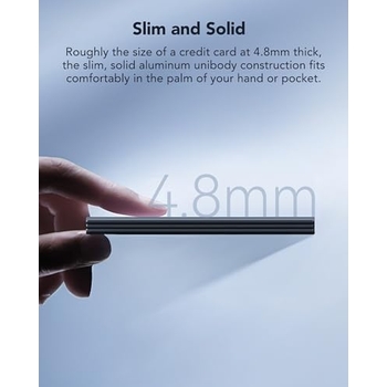 Lexar ES3 External SSD 2TB, USB3.2 Gen2 Portable SSD, PSSD Up To 1050MB/s Reading, 1000MB/s Write, External SSD Disk Compatible With IPhone 15 Series/ Mac/PS5/XBOX (Blue