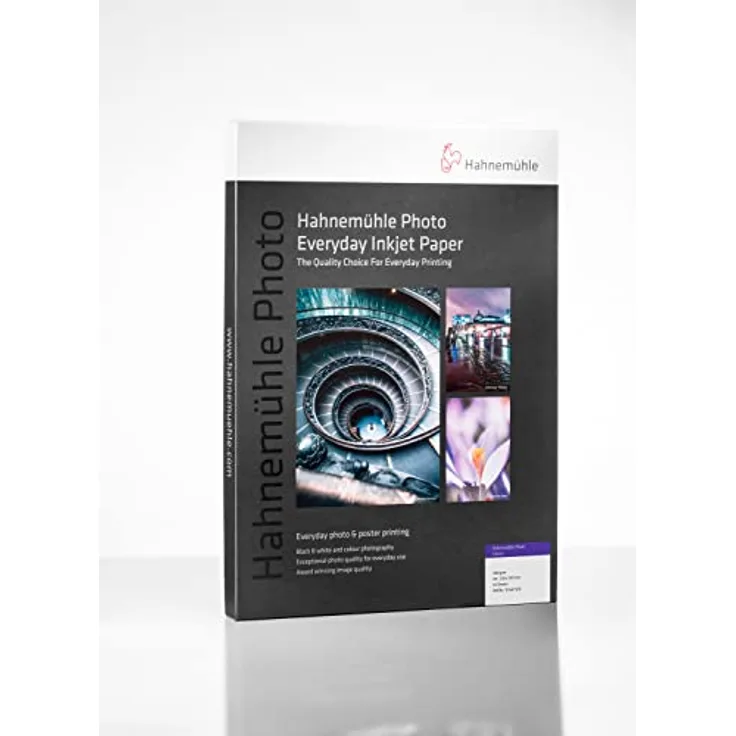 Hahnemühle Photo Glossy Papier, 260 g/m², DIN A4, 210 x 297 mm, hellweiß, Fotopapier