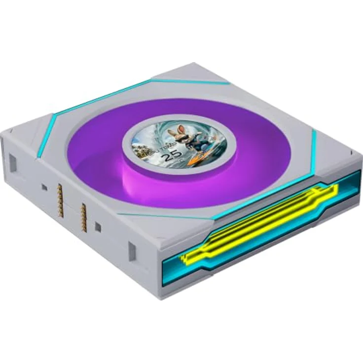 Lian Li UNI FAN SL-INF LCD FLEX, 120mm Wireless Lüfter mit ARGB und LCD, 3er-Pack mit Controller, weiß – Bild 3