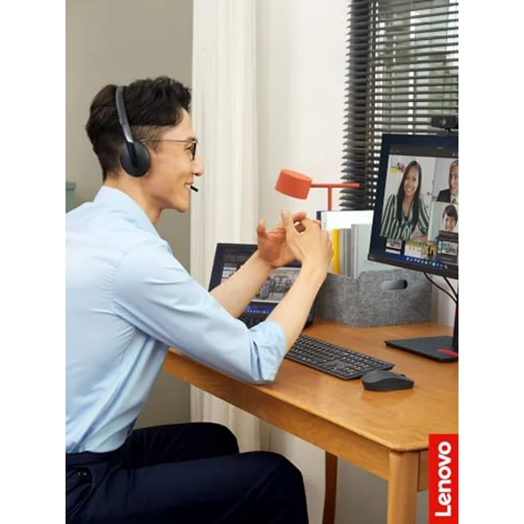 Lenovo 4XD1M39029 Kopfhörer mit aktiver Geräuschunterdrückung, On-Ear, kabelgebunden, USB Typ-C, schwarz – Bild 9