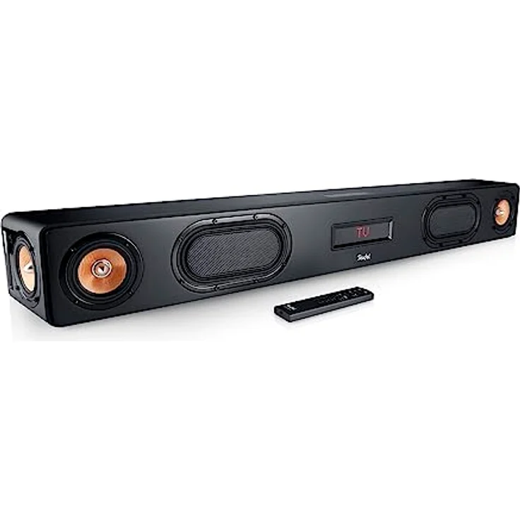 Teufel CINEBAR Ultima Streaming - Soundbar mit Streamer, WLAN-Netzwerkplayer, Kabellos, Integriertes Subwoofer System, Multiroom Funktion - Schwarz – Bild 2