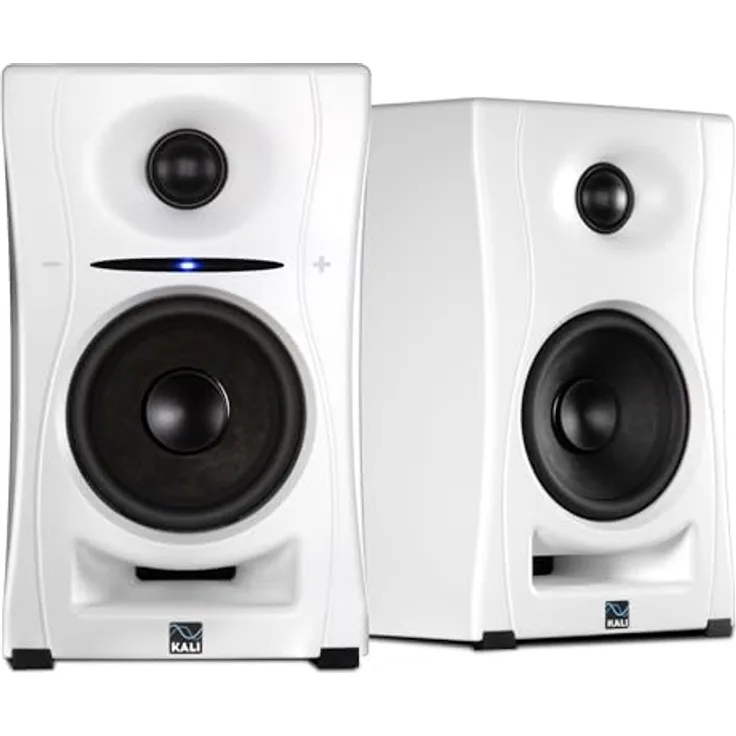 Kali Audio LP-UNF Nahfeldmonitor, 160 Watt, Studiomonitor mit Boundary EQ, Hi-Fi Bluetooth/USB-C Konnektivität, Weiß