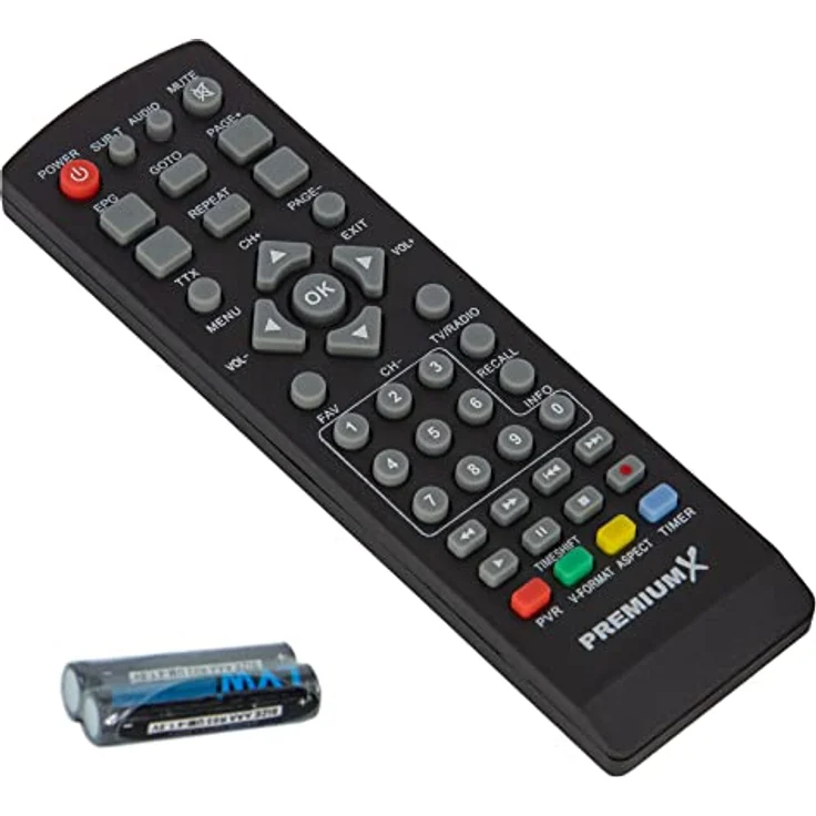 PremiumX FTA 540T, FullHD DVB-T2 TV Receiver mit H.265 HEVC, USB 2.0 Mediaplayer, HDMI, SCART, Auto Installation, 4000 Programmspeicherplätze – Bild 5
