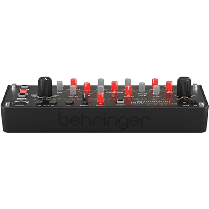 Behringer Phara-O Mini Synthesizer, kompakter analoger MIDI-Controller mit 3 Stimmen, Oszillator, Delay-Effekt und 27-tasten Keyboard – Bild 5