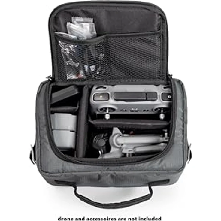 B & W International Tragetasche für DJI Mini 5 Pro, wasserabweisend, mit Schultergurt und variablem Innenlayout – Bild 2