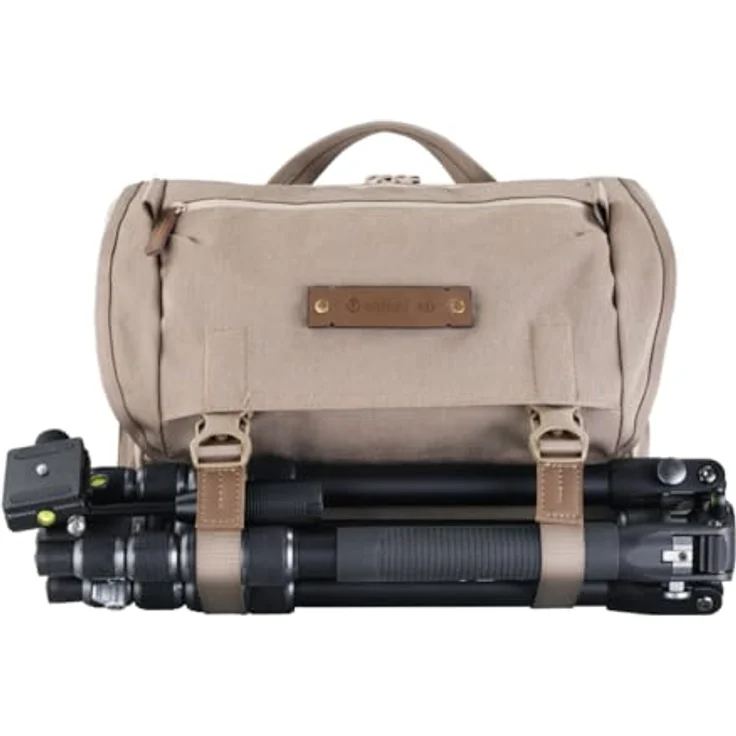 Vanguard VEO RANGE32M BG, Schultertasche für Kameras mit zusätzlichem Stauraum, beige – Bild 5