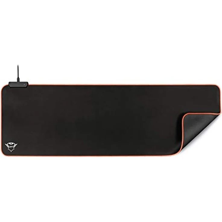 Trust Gaming GXT 764 Glide-Flex XXL RGB Mauspad Mousepad (Extra Groß : 930 x 300 x 3 mm, Mouse pad mit RGB LED Beleuchtung, Anti Rutsch Matte) schwarz – Bild 6