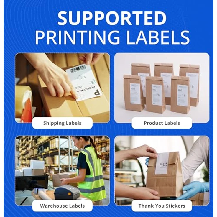 Zebra ZD220, Thermodirekt Drucker mit 203 x 203 DPI, 102 mm/s, Kabelgebunden, schwarz – Bild 3