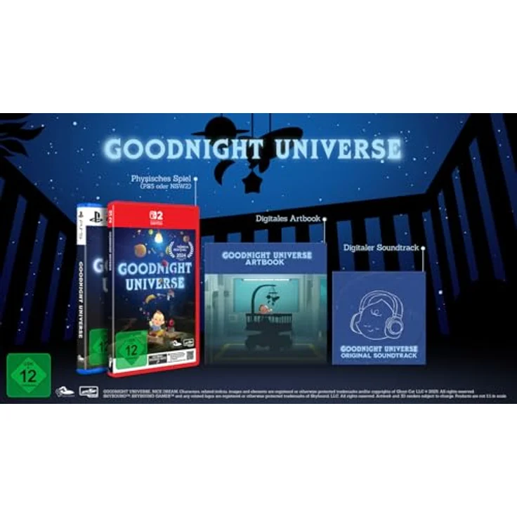 Skybound Goodnight Universe - Nintendo Switch 2 Spiel, narratives Abenteuer mit verzweigten Entscheidungen, Bandcamp-Code für Soundtrack und digitales Artbook – Bild 4