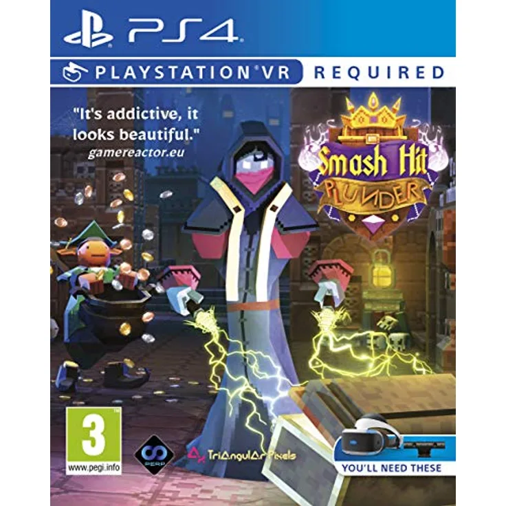 Perp Games Smash Hit Plunder, PS4 Spiel für Playstation VR, 1-4 Spieler Multiplayer und Einzelspieler-Kampagne, adaptive Highscore-Tests und verschiedene Komfortoptionen