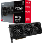 ASUS Prime Radeon RX 9070 OC Edition Grafikkarte, 16 GB GDDR6 mit Triple-Fan-Kühlerdesign