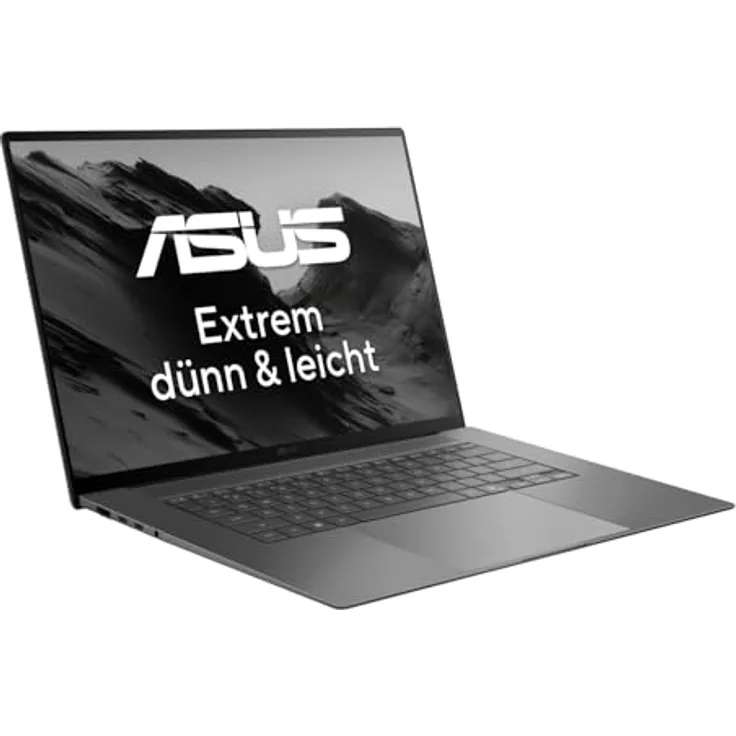 Asus Zenbook S16 UM5606GA-SR305W, 16 Zoll 2K Ultra HD Notebook mit 32 GB RAM, 1 TB SSD, AMD Ryzen 9 bis 5 GHz, Windows 11 Home, Grau