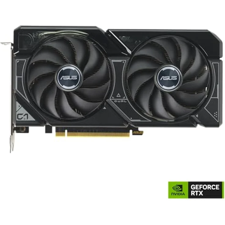 ASUS Dual GeForce RTX 4060 Ti SSD OC Edition 8GB GDDR6 Gaming Grafikkarte (NVIDIA GeForce RTX4060Ti DLSS 3, integrierter M.2 SSD Steckplatz, 1x HDMI 2.1a, 3X DisplayPort 1.4a, DUAL-RTX4060TI-O8G-SSD) – Bild 2