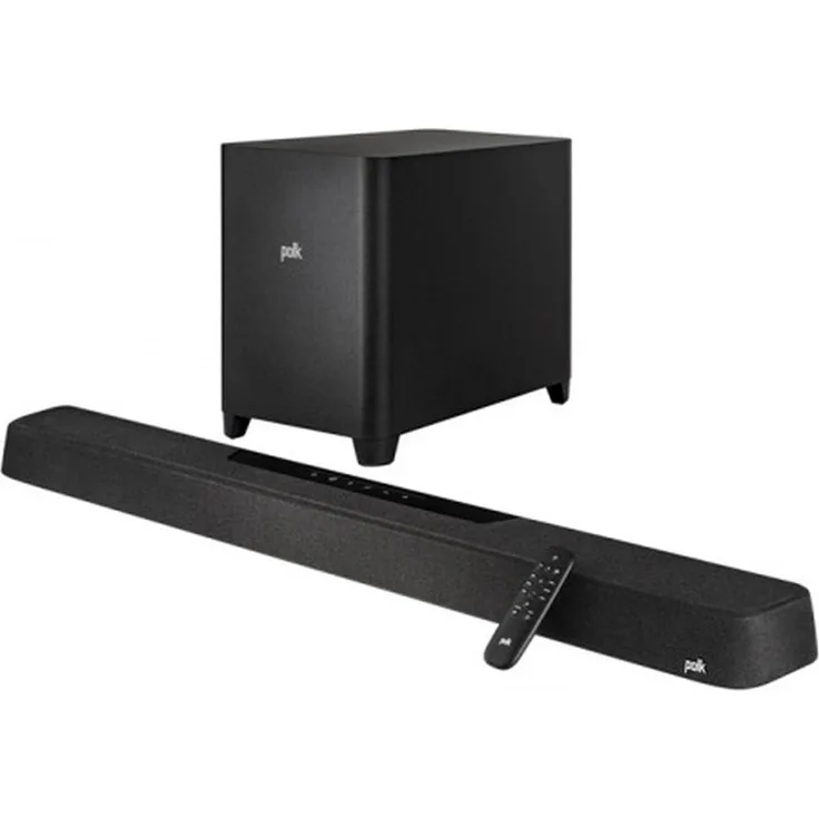 Polk Audio MAGNIFI MAX AX SR, 7.1.2 Kanal Soundbar mit Dolby Atmos, DTS:X und kabellosem Subwoofer, Schwarz