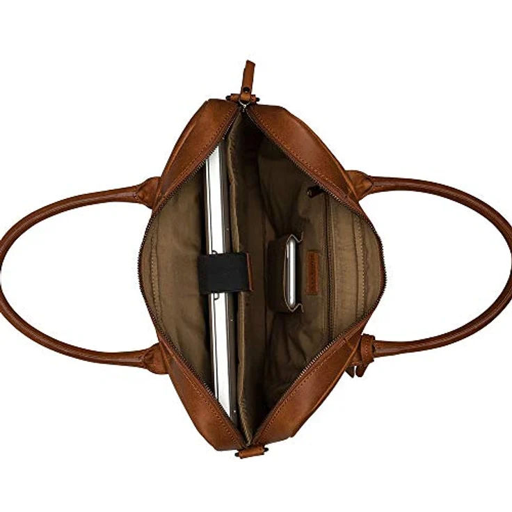 Burkely Vintage Jack Aktentasche Leder 37 cm Laptopfach, Schwarzes Business-Modell – Bild 4