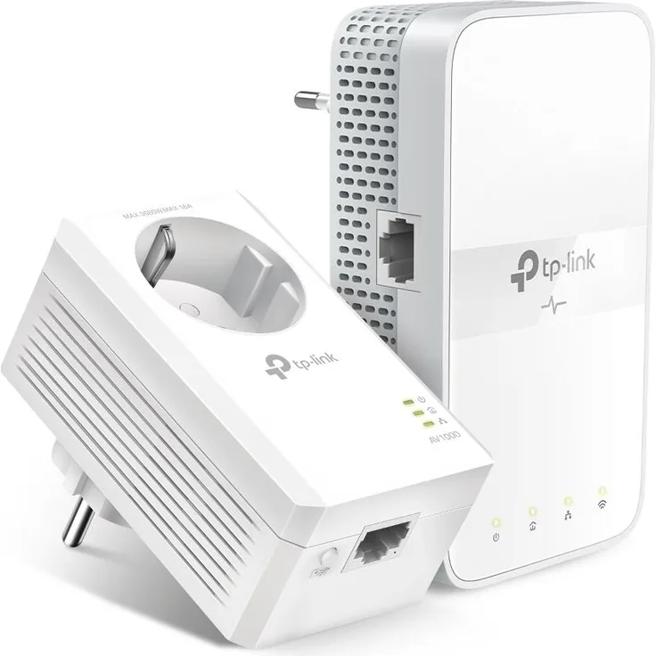 TP-Link TL-WPA7617 KIT, PowerLAN-Adapter mit bis zu 1000 Mbit/s, Dualband-WLAN und Gigabit-Ethernet